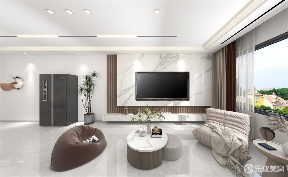 远洲大都汇整装案例，118平全屋现代风！