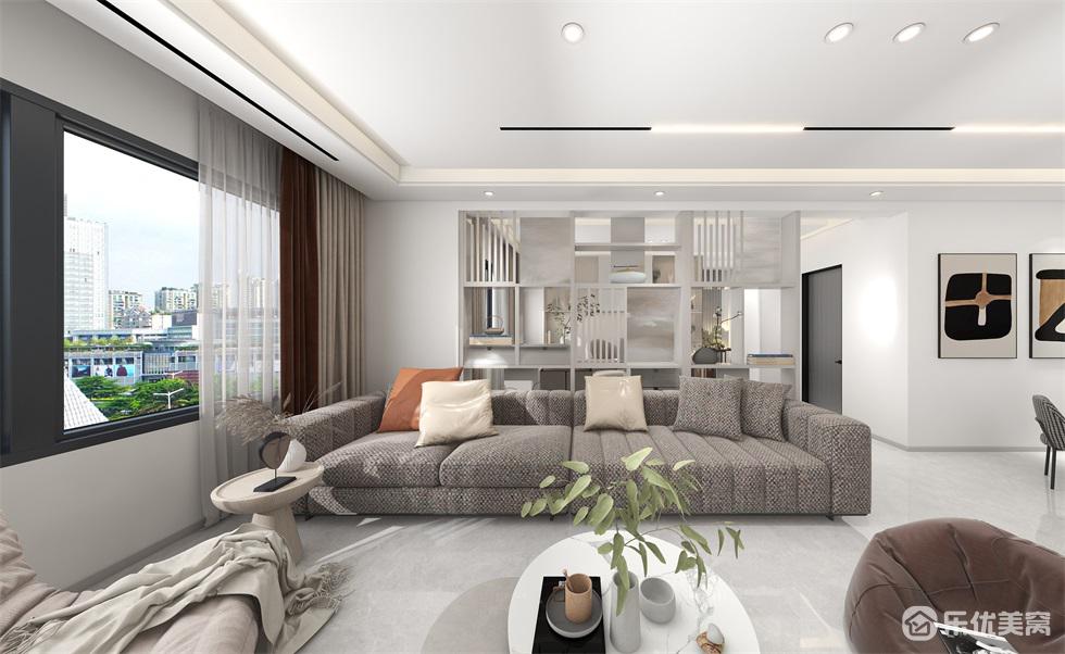 远洲大都汇整装案例，118平全屋现代风！