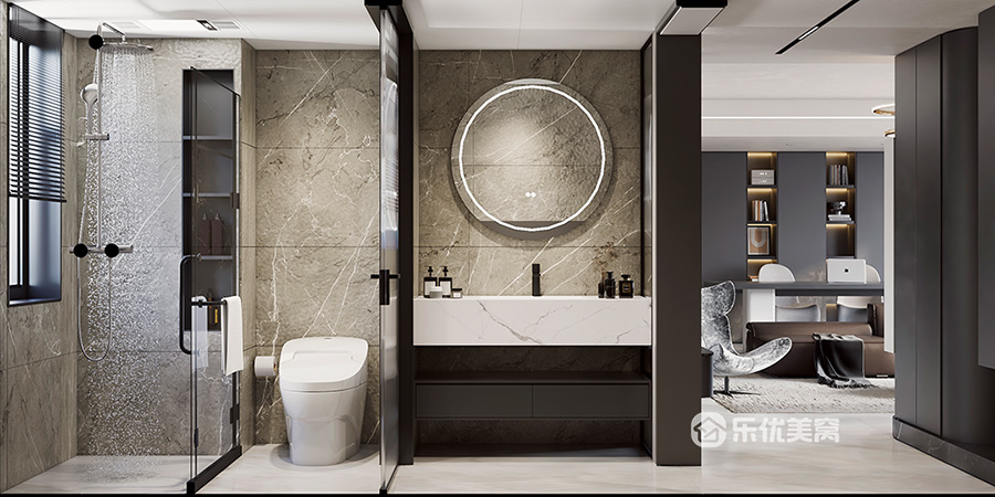 中海河山郡170平通透宽敞现代风,大平层既视感!